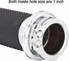 Harley Touring Sportster 883 1200 Chrome 1" Handlebar Grips (2004-2023)