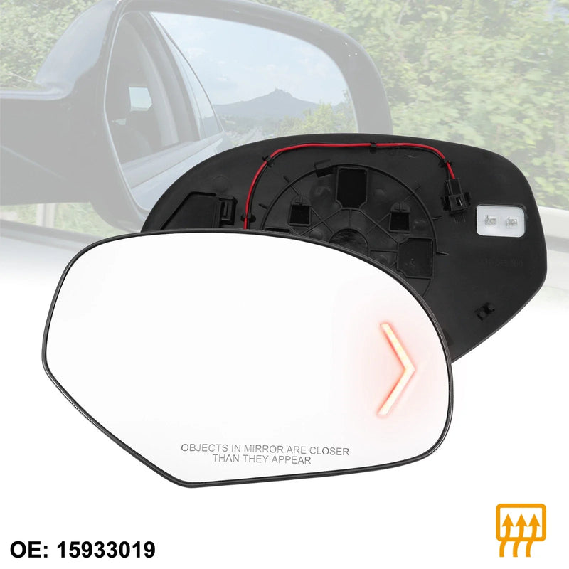 Tahoe Yukon Sierra Silverado Passenger Side Heated Mirror Glass