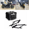 Harley Softail FXFB FXFBS 42L Tail Box Luggage Case w/ Rack (2018-2023)