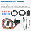 GM & Ford Universal 14 Circuit Wiring Harness Kit with Fuses
