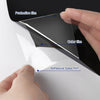 New Light Carbon Fibre Black Vinyl Car Wrap Glossy Sticker No Bubbles