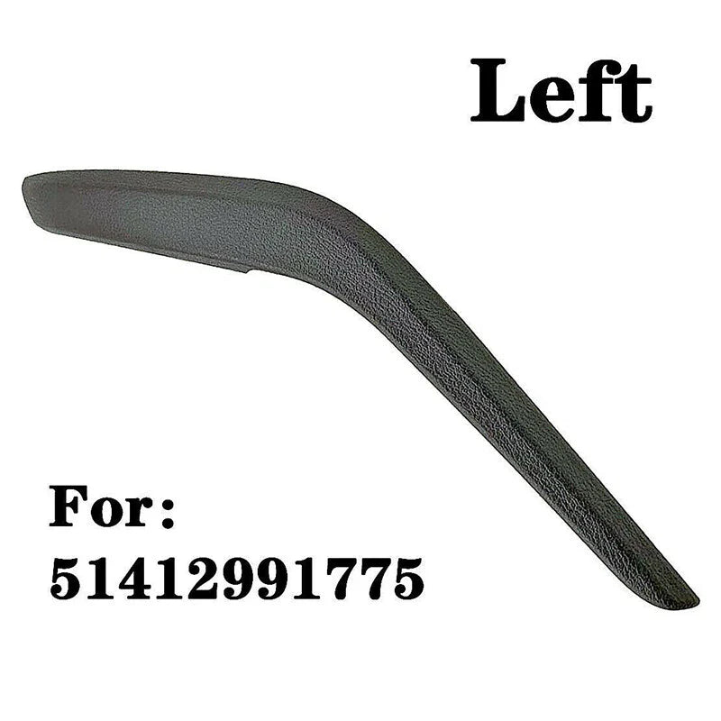 BMW X1 E84 Black Left Side Inner Door Panel Handle Pull Trim Cover (2010-2016)