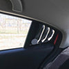 Mazda 3 Axela 2X Matte Black Side Window Louver Cover Side Trim (2014–2018)