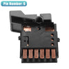Chevy Black Gray Copper Tone Headlight Switch Headlamp Dimmer Switch