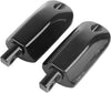 Harley Electra Glide Black Rubber Foot Pegs Set