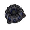Harley M8 Touring (2017-2021) Black Blue Air Cleaner Intake Filter