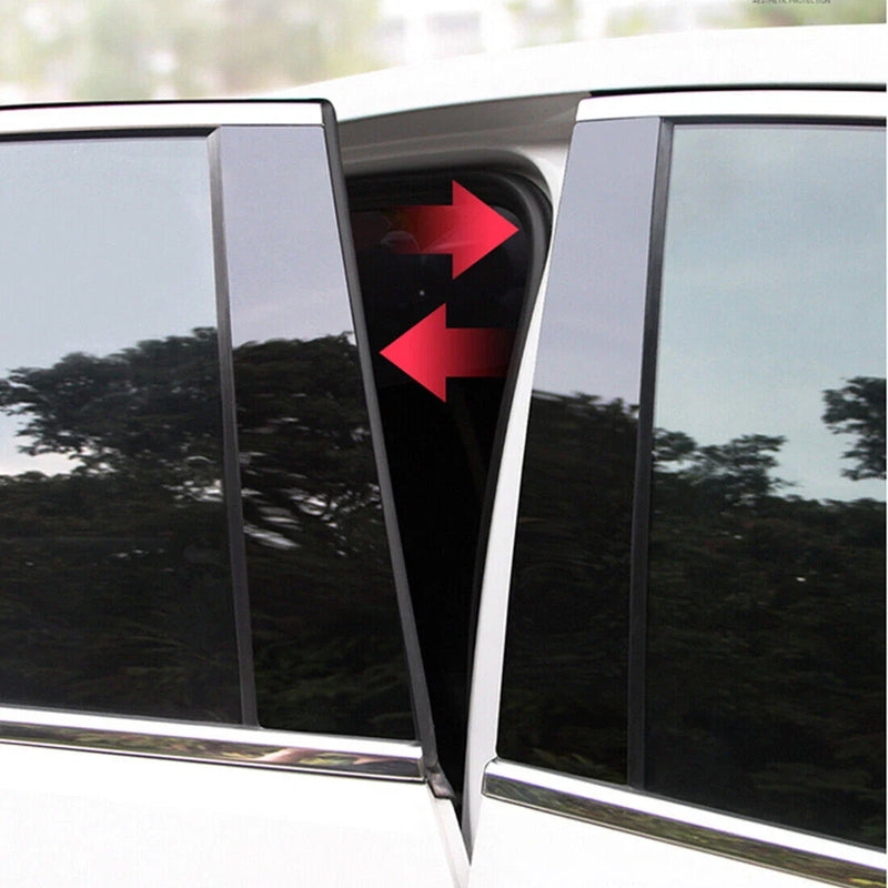 Cadillac ATS 6Pcs Door Window Trim Black Cover Pillar Posts (2013–2019)