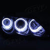 Car Headlights 2 x 100mm 12V-24V Angel Eyes COB Halo Ring Lights