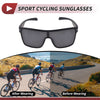 Motorcycle Riding Goggles Black Lens Black Gray Frame Tri-Acetyl Cellulos TR90