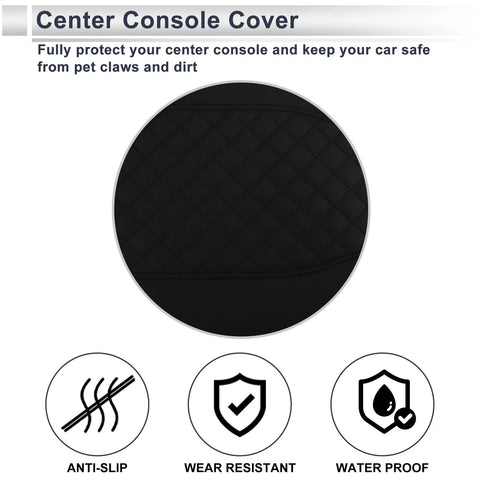 Chevrolet Silverado Black Center Console Cover (2019 - 2025)