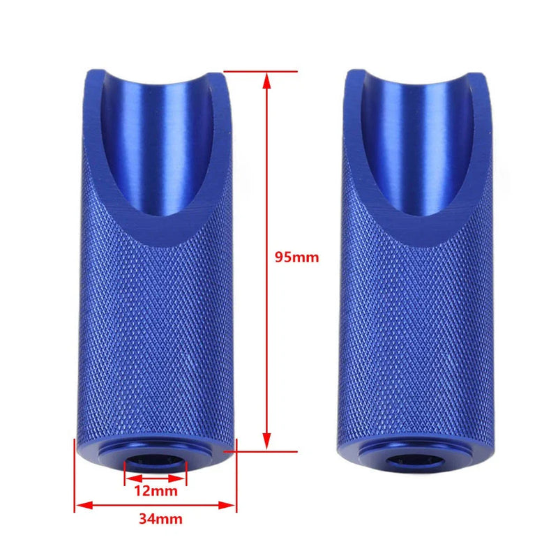 Honda Ruckus Zoomer - Blue Motorcycle Footpegs (2003-2023)