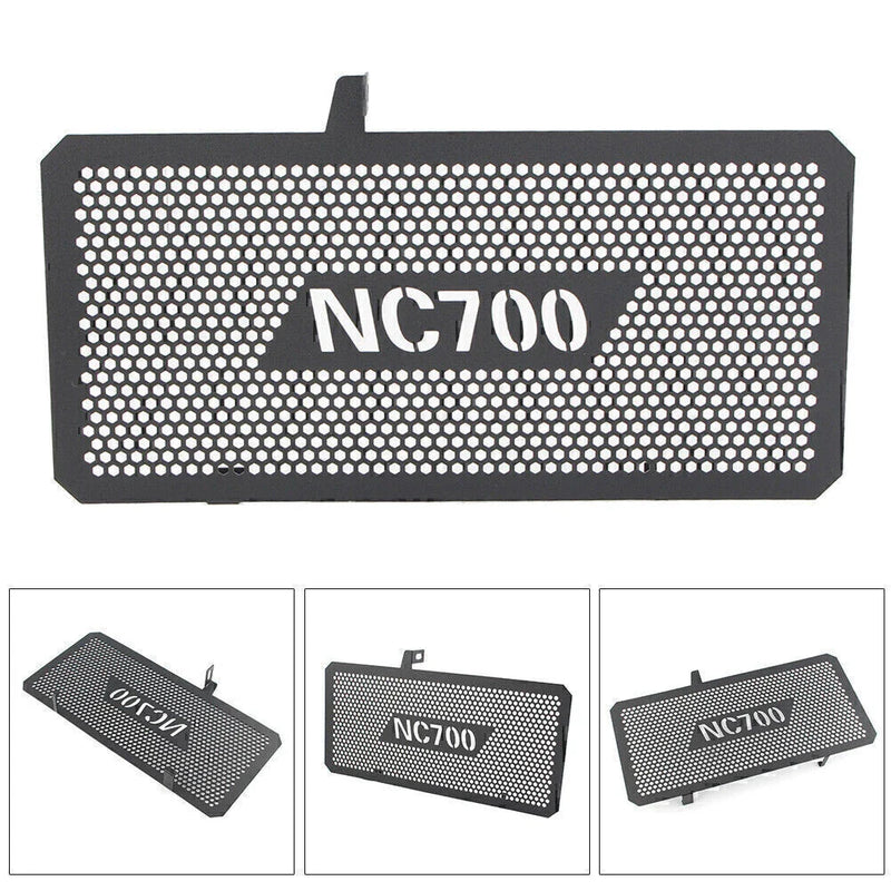 Honda NC700X NC700S Black Front Radiator Engine Cooler Grill Cover (2012-2018)