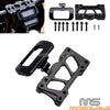 Harley Softail Digital Dash Gauge Relocation Mount & Top Clamp Cover (18-22)