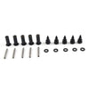 Harley Road Glide Black Windshield Well Nut Bolt Screws (2015-2023)
