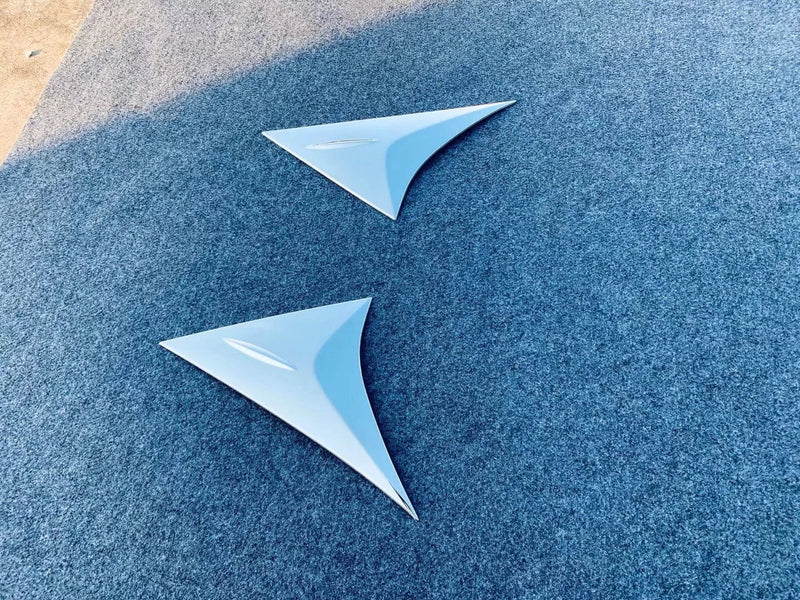 Toyota Harrier Venza Chrome Triangle Rear Window Side Pillar Cover (2020-2024)