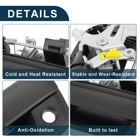 Chevrolet Colorado Door Handle with Key Hole for GMC Tailgate Handle Bezel