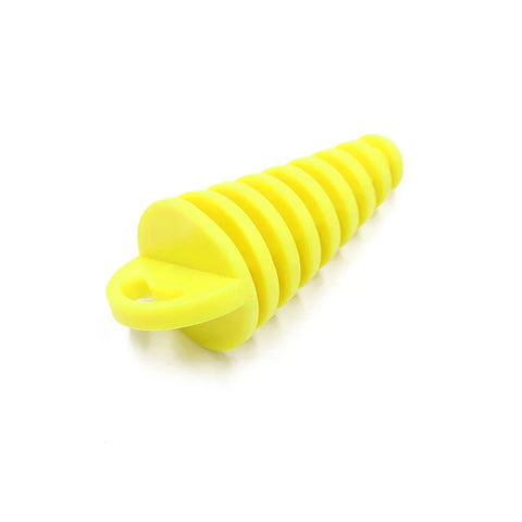 Motorcycle Muffler Wash Plug / 15-38mm / Yellow Rubber Motorcycle Silencer