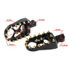 Harley Dyna Sportster Fatboy Chrome Gold Wide Fat Foot Pegs