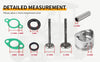 Club Car FE290 Golf Cart Engine Rebuild Kit Piston Gasket Valve