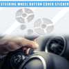 Mercedes-Benz ABS Silver Tone 12 x Pieces Steering Wheel Button Covers