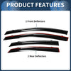 Kia Forte Sedan Window Deflectors 1 Set (2019)