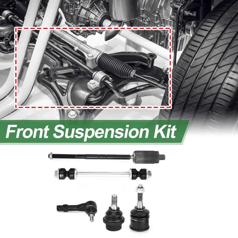 Ford Explorer 10 x Front Suspension Kit Tie Rod Ends & Sway Bar Links (2002-2003)