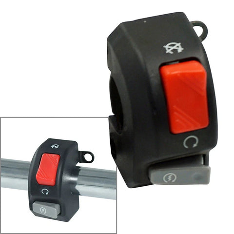 Various Models 12V 7/8" Motorcycle Handlebar Headlight Fog Light Horn Switch