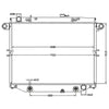 Lexus LX470 Radiator 4.7L V8 Petrol Aluminium Alloy Heavy Duty (1998–2007)
