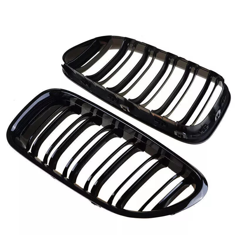 BMW M6 F06 F12 F13 650i 640i Gloss Black Front Kidney Grille (2012-2018)