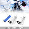 Motorcycle Carburetor Cleaning Tool Kit 20 Needles, 10 Brushes & 13 Wires