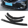 Toyota Camry ABS Black Front Bumper Lip Spoiler (2018-2020)