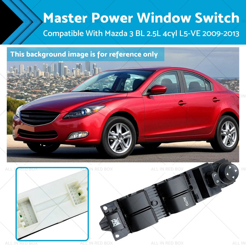 Mazda 3 BL 2.5L Petrol Master Window Switch (2009-2013)