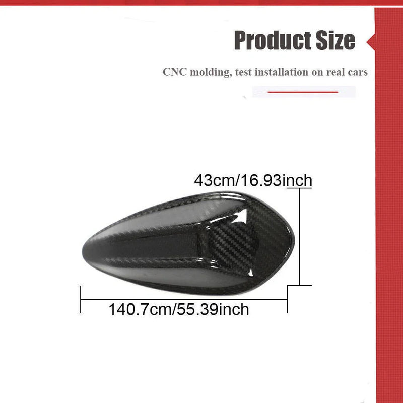 BMW G20 G80 G26 G42 G87 Real Carbon Fiber Roof Shark Fin Antenna Cover