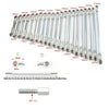 ATV Go Kart Buggy Quad Dirt Pit Bike 170mm M8 Ball Joint Tie Rod