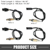 BMW 325i (2003 - 2005) 2.5L 4 x O2 Oxygen Sensor Upstream/Downstream