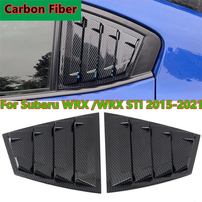 Subaru WRX STI Carbon Fiber Rear Window Louver Cover (2015–2021)