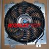 Datsun 1200 B110 Aluminum Shroud + Fan (1970-1976)