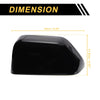 Ford F-250 F-350 F-450 F-550 Left Side Mirror Cover Cap Gloss Black (2017-2023)