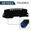 Toyota Corolla (2007-2012) - Black Blue 1 Set Dashboard Cover Mat