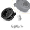Boat Deck Hatch Door Lock 2" Flush Pull Slam Latch (No Lock Core)