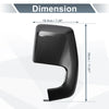 Ford Transit Custom Rearview Mirror Cover Cap Black Carbon Fiber (2014-2023)