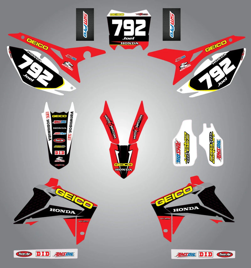 Honda CRF 450 (2013-2016) - Sonic Style Stickers Custom Graphic Kit