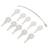 EZGO Gas & Electric Golf Carts 10 Pcs Ignition Key (1982-Up)