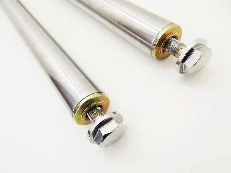 Honda CT90 Trail 670mm Silver Front Fork Leg Set (1966-1979)