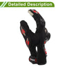 Motorcycle XL 1Pair Gloves Breathable Full-Finger Nylon Outdoor Red