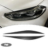 BMW F30 Carbon Fiber Black 1 Pair Eye Lid Cover Sticker (2012-2019)