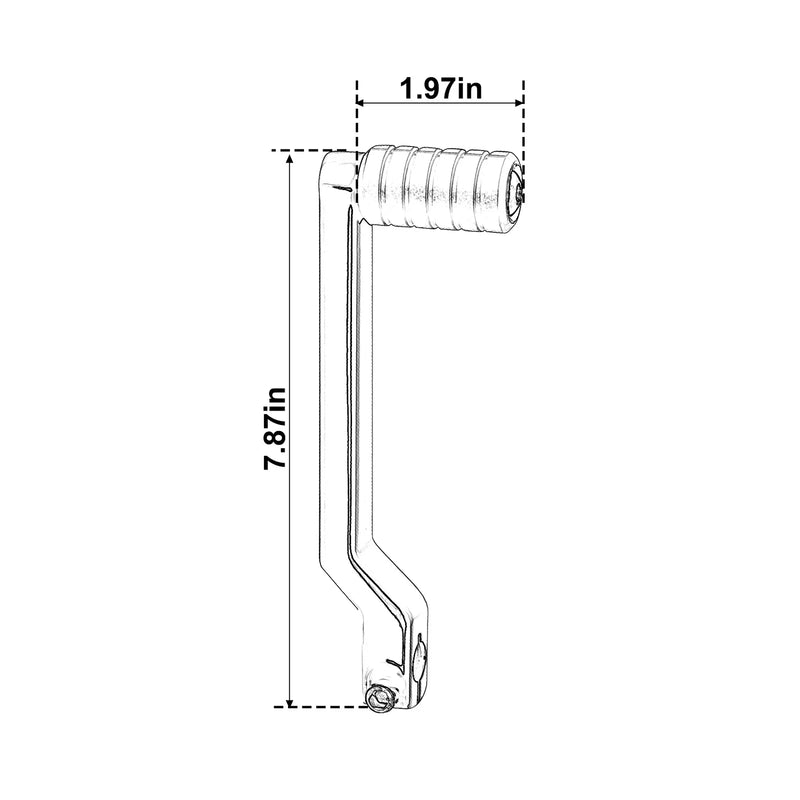 Harley Street Glide Black Heel Toe Shift Lever Pegs (1988-2024)