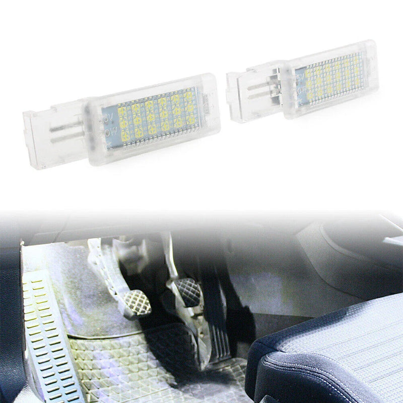 VW Skoda Golf 2006-2013, Jetta 2005-2010 White LED Footwell Light Lamp