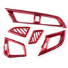 Honda Civic Red ABS Air Outlet Frame Cover Trim (2016-2019)