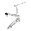 Harley Sport Glide, Fat Bob, FXDR Chrome Mid Control Shift Side Set (18-25)